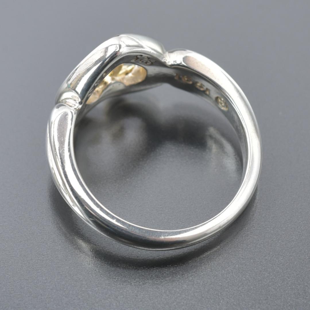 新品仕上げ◇ティファニー ハートリボン リング 7号 K18 SV925 750