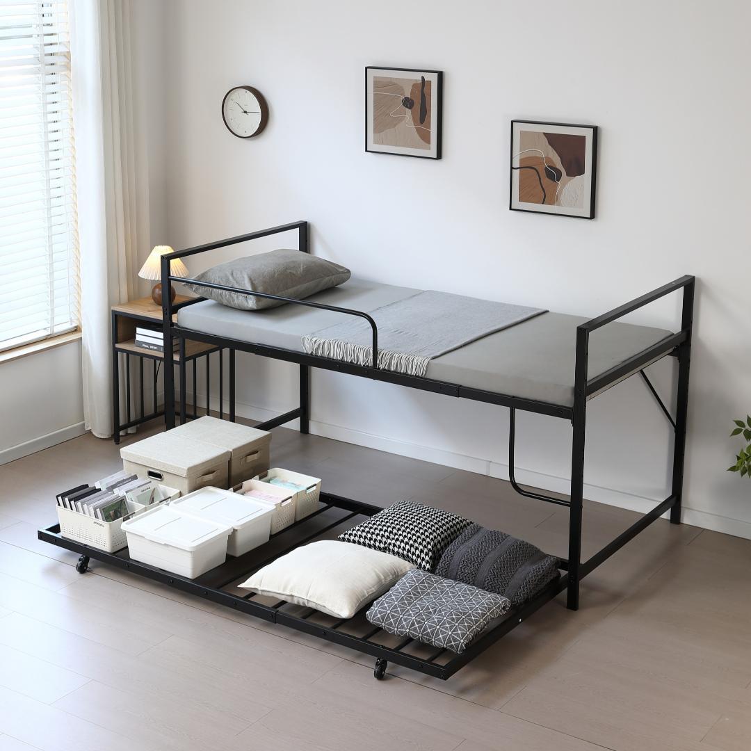 数量限定！【高さ110cm】ロフトベッド 高いベッド 親子ベッド　BLACK