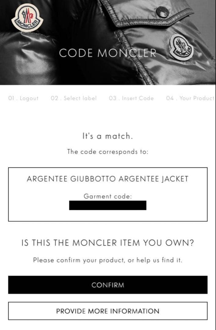 11593【QR鑑定済み・美品】モンクレール　ARGENTEE ダウンジャケット