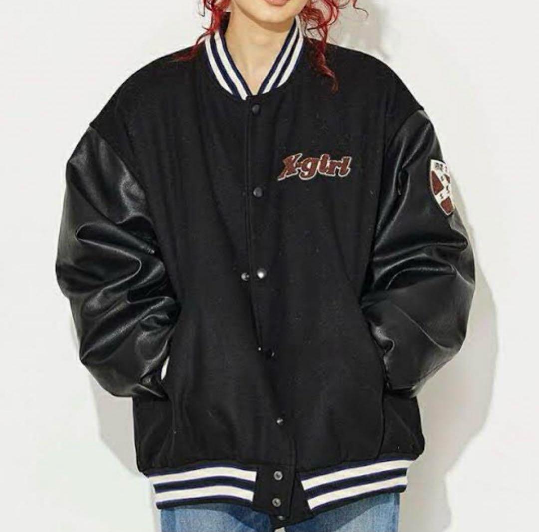 X-girl スタジャン ブラック エックスガール アウター Sサイズ