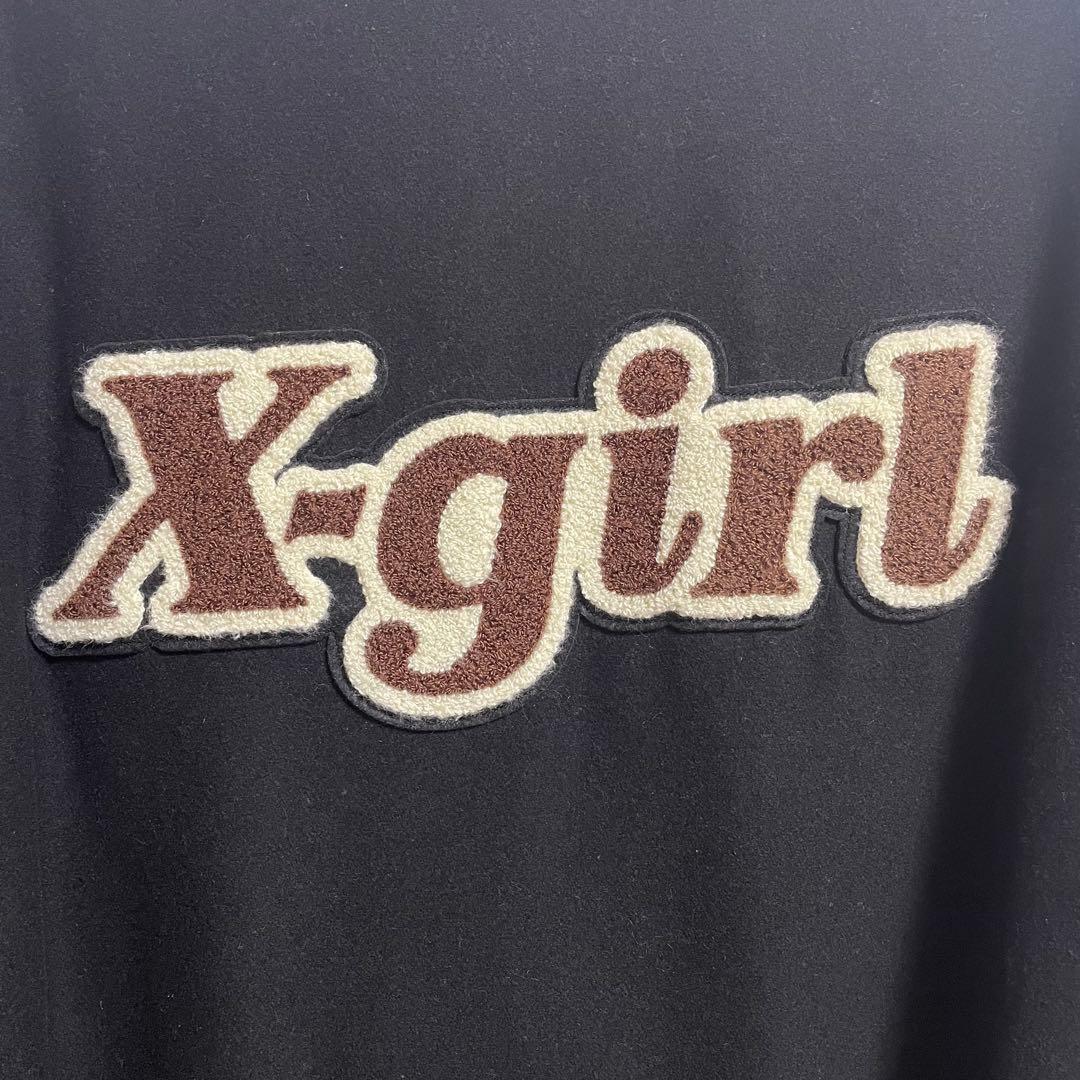 X-girl スタジャン ブラック エックスガール アウター Sサイズ