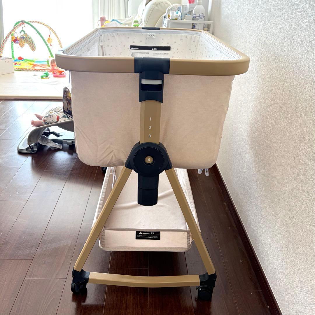 【美品】HZDMJ 折りたたみベビーベッド