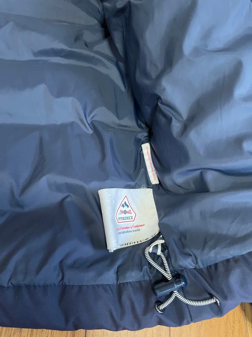 【クリーニング済】PYRENEX SPOUTNIC MATネイビー　メンズS