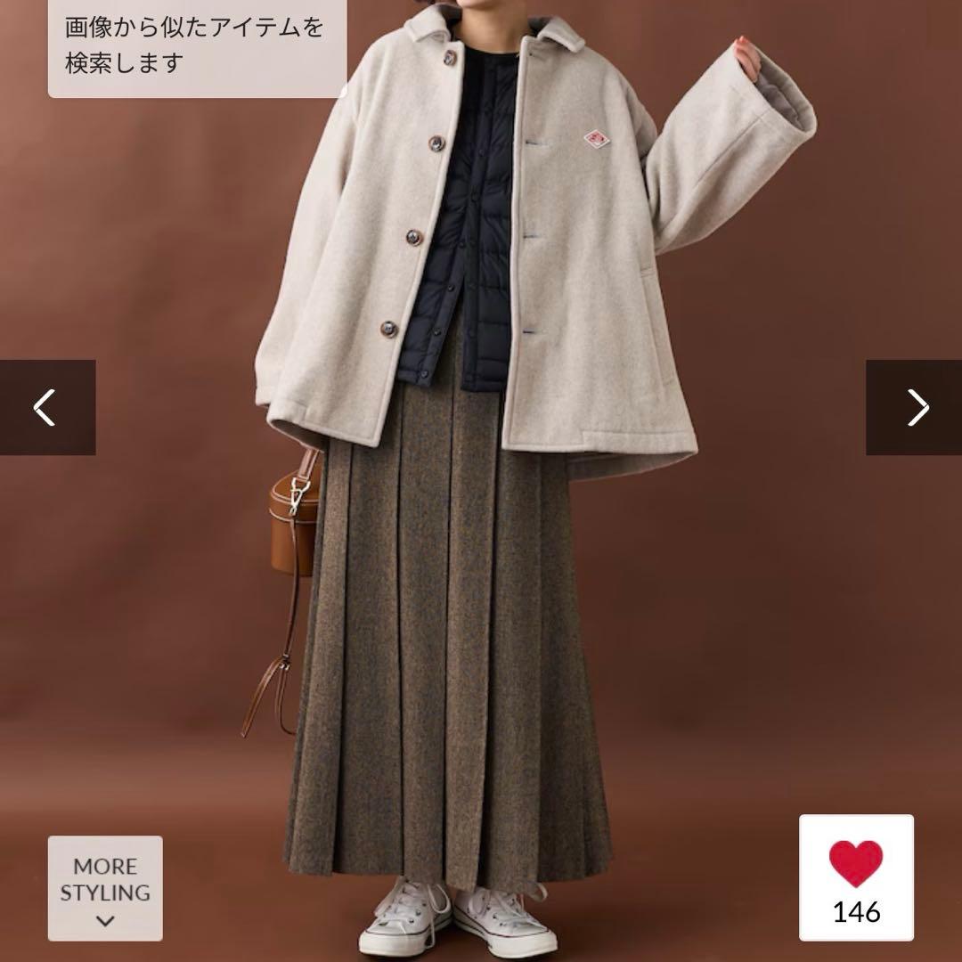 本日限定お値下げ　DANTON GATHERED JACKET