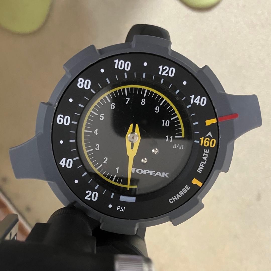 TOPEAK フロアポンプ（チュウブレスタイヤ対応）