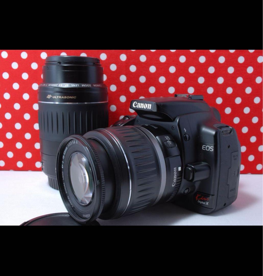 kiss X◆一眼レフカメラ◆ スマホ転送可