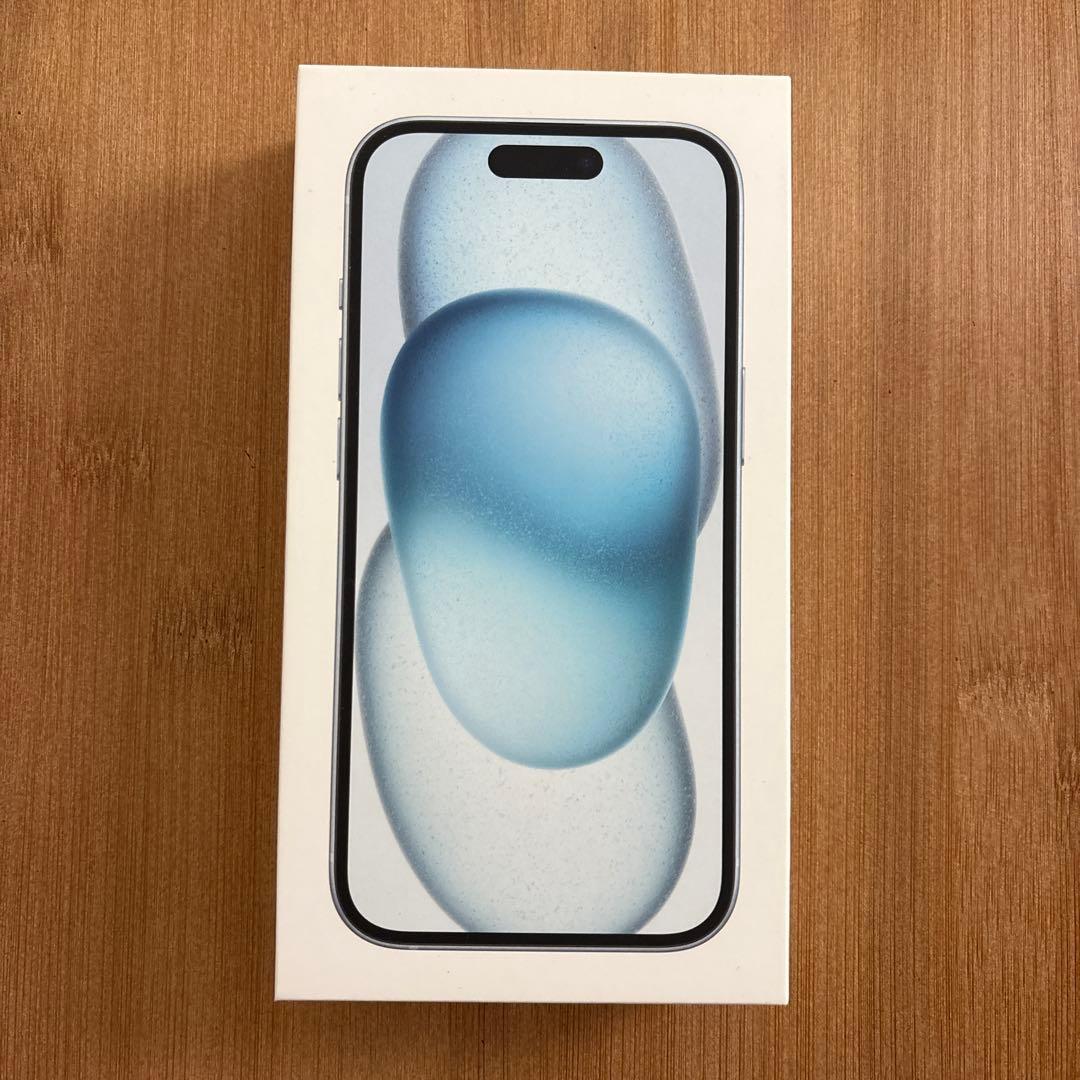 iPhone 15 ブルー 128GB 箱付き美品