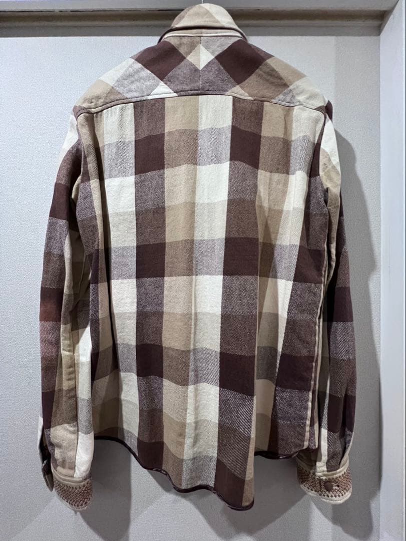 自*す様 NUMBER NINE 02AW ジョージ期 ブロックチェック ネルシ