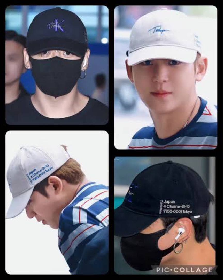   Tokyo Cap ブラック　jungkook 着用