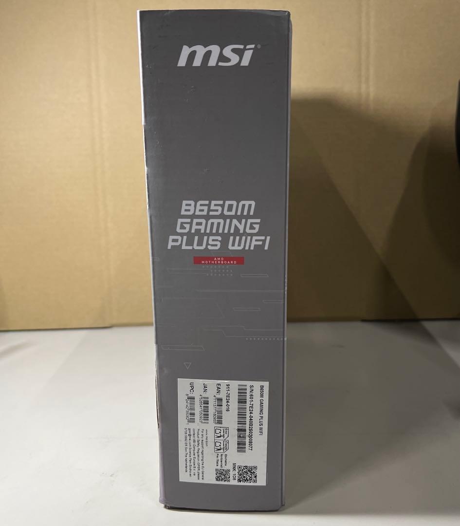 G376 MSI B650M GAMING PLUS WIFI 動作未確認