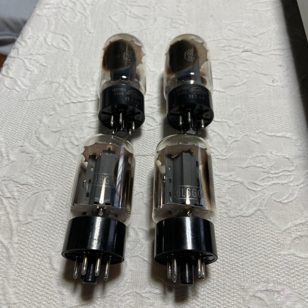 東芝　真空管 6L6GC 4本セットです