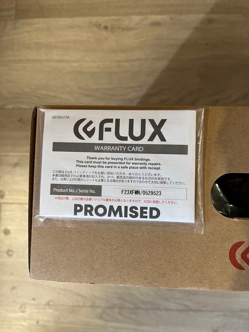 FLUX XF サイズM ビンディング