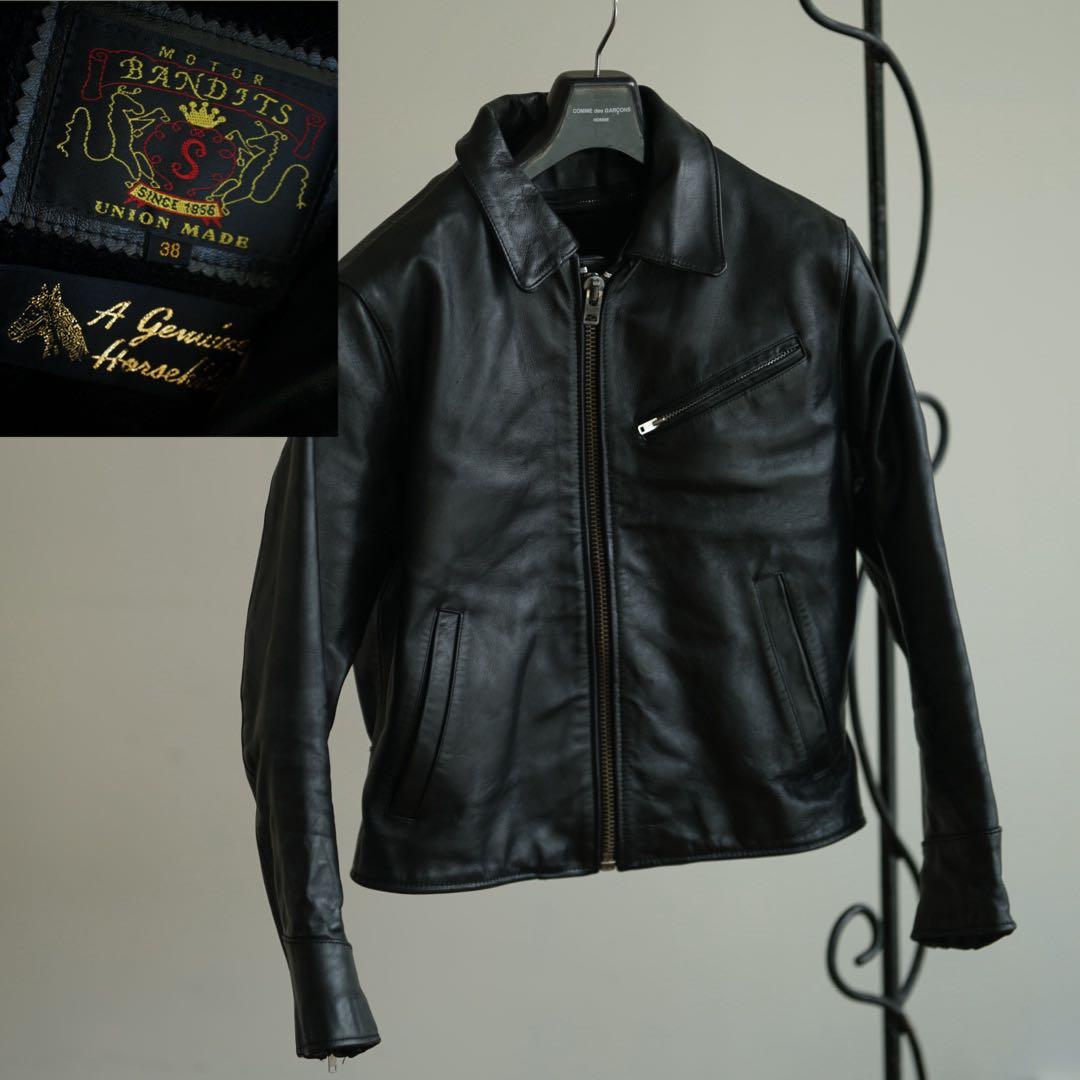MOTOR BANDITS ホースハイド ライダース ジャケット ビンテージ