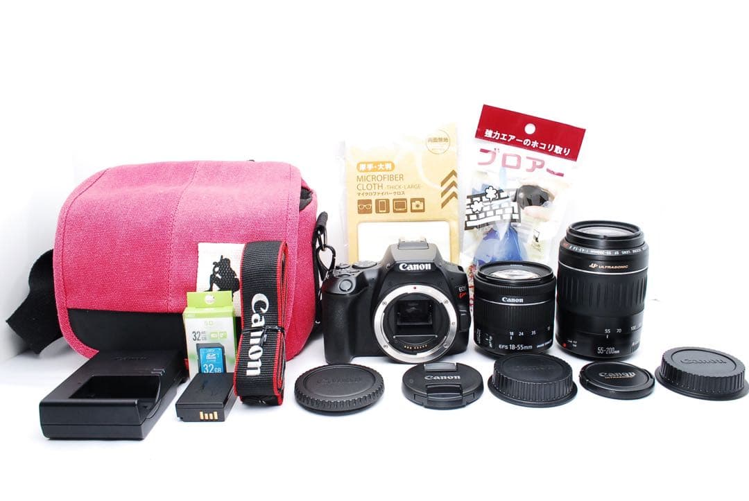 美品✨Canon Kiss X10 ダブルズームレンズキット ♥️ WiFi搭載