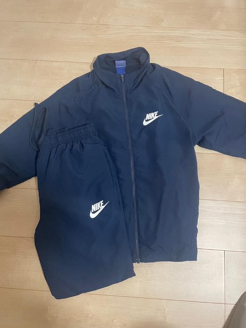 お値引★美品Nikeジャージ上下セットMネイビーFA170407SIVナイキ