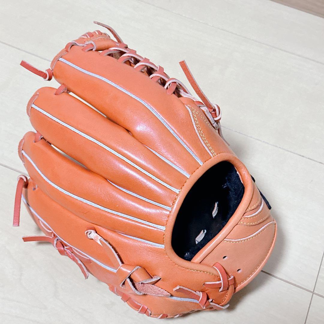 未使用級 HI-GOLD 少年軟式 グローブ オールラウンド 右投 ハイゴールド