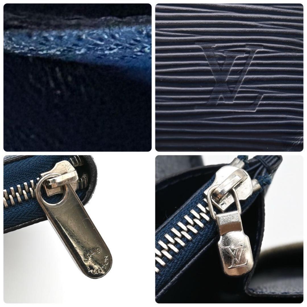 ルイヴィトン エピ ジッピーウォレット 長財布 アンディゴブルー ネイビー