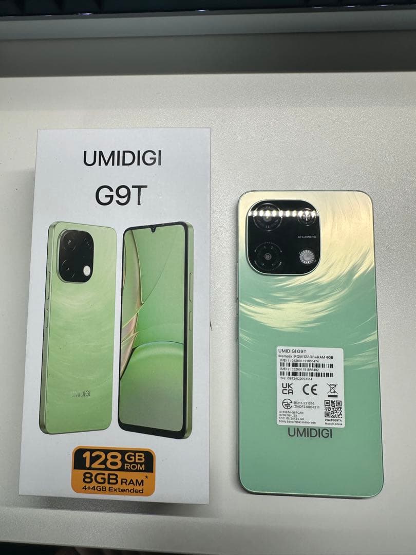UMIDIGI G9T 128GB 8GB RAM グリーン 本体