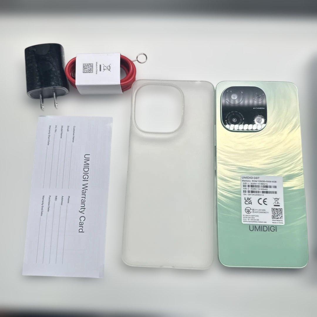 UMIDIGI G9T 128GB 8GB RAM グリーン 本体