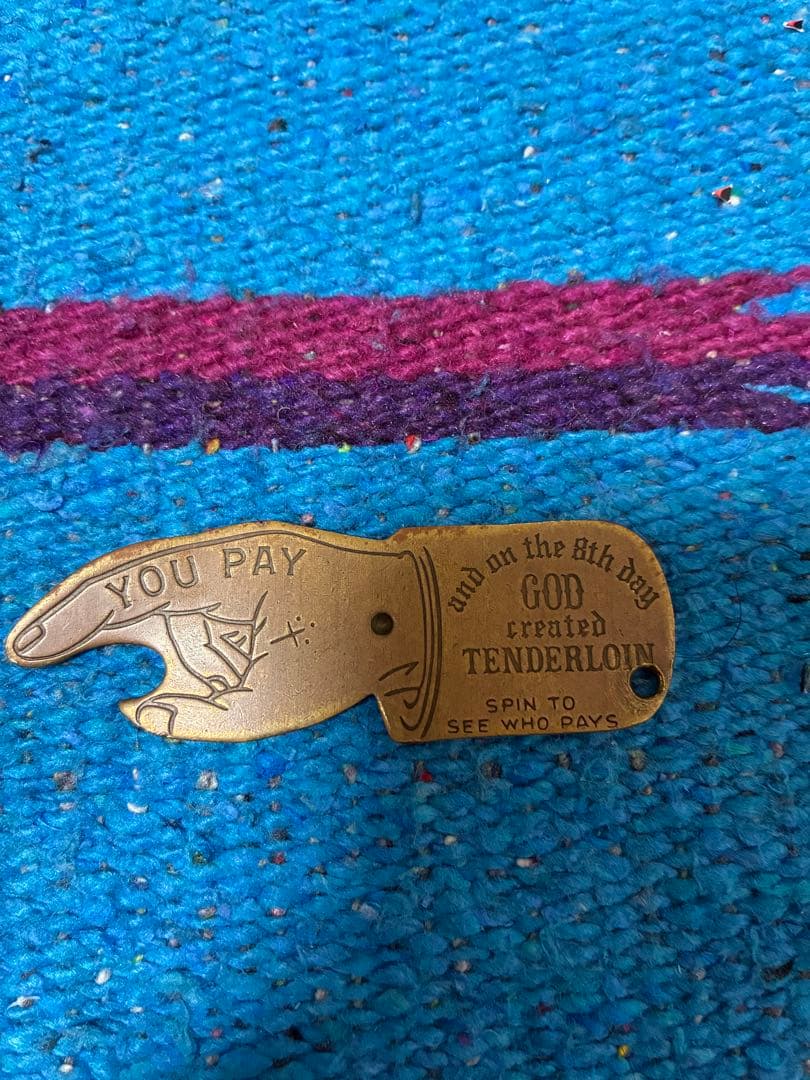 テンダーロイン キーホルダー　真鍮