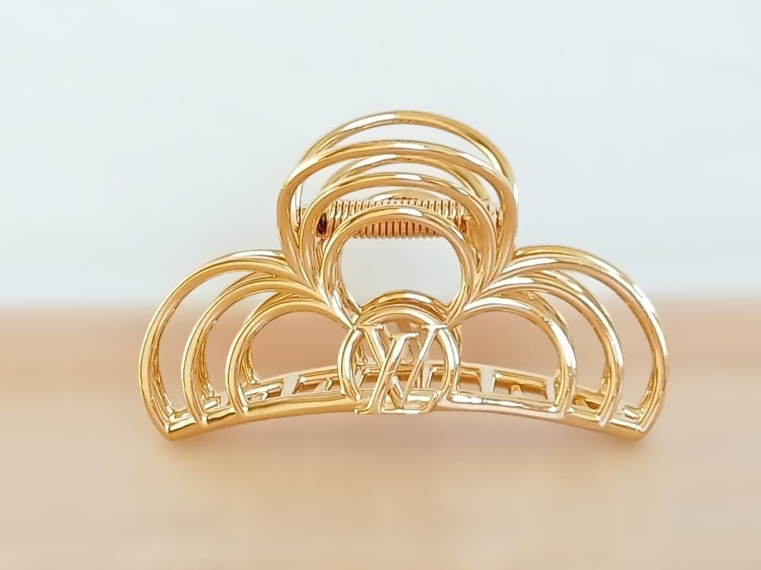 超美品☆ルイヴィトンM02874 LVブリーズ ヘアクリップ ヘアアクセサリー