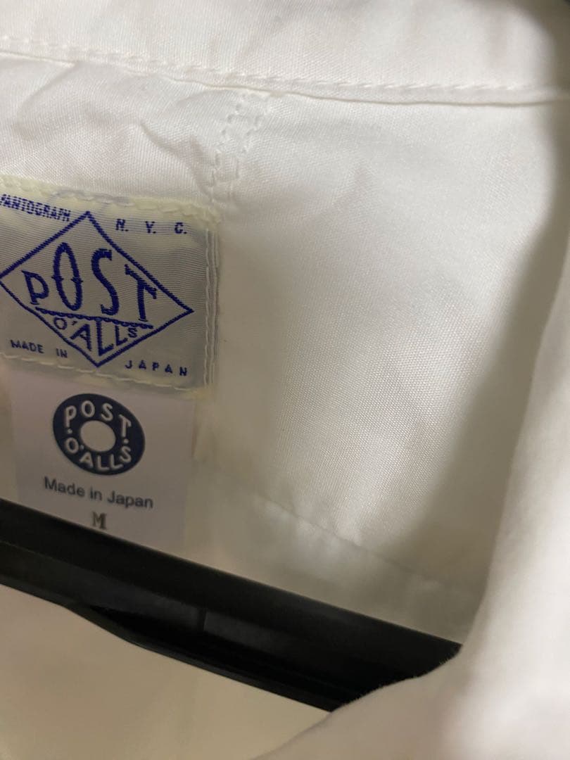 ポストオーバーオールズ クルーザーシャツ　サイズm