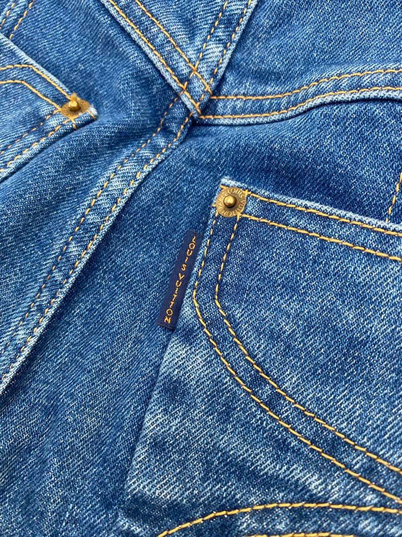 ルイヴィトンタグ付きレディースジーンズデニム