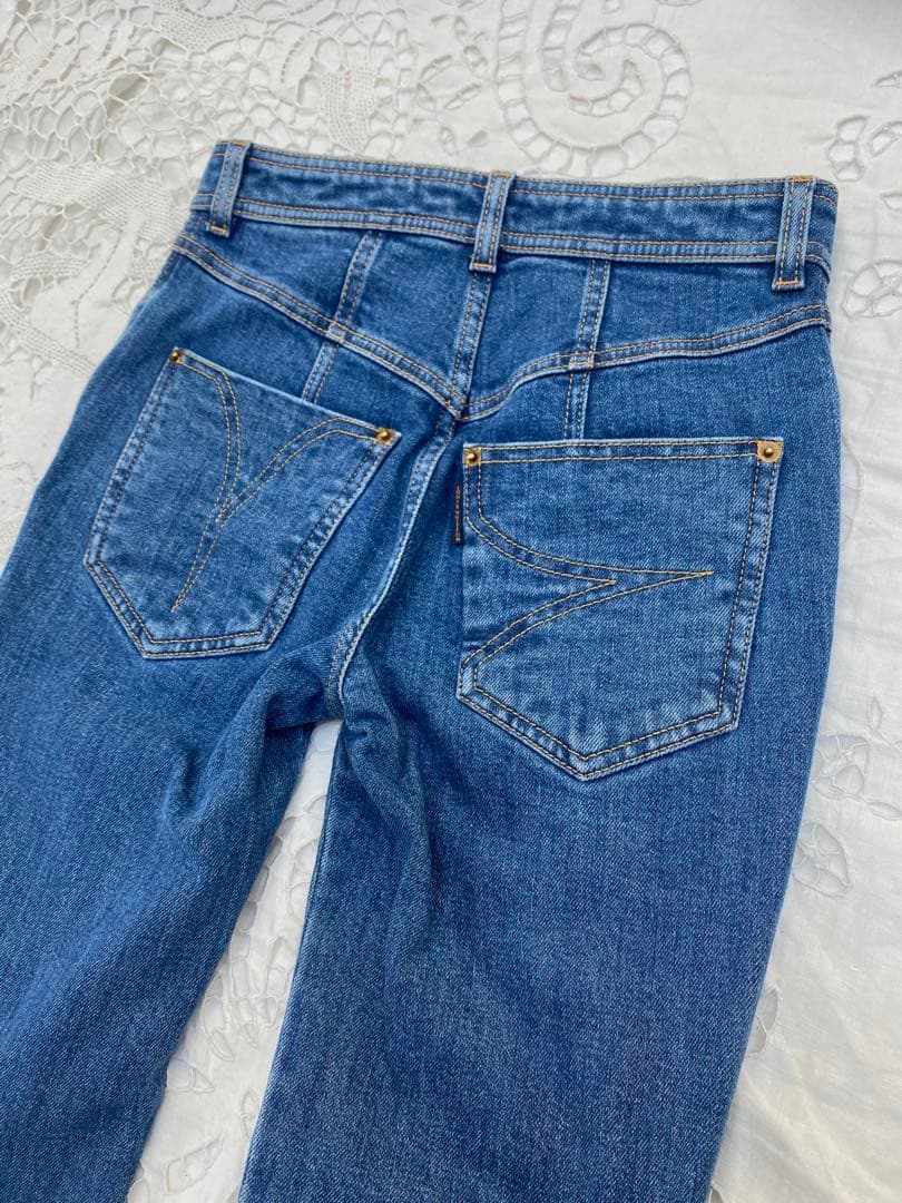 ルイヴィトンタグ付きレディースジーンズデニム