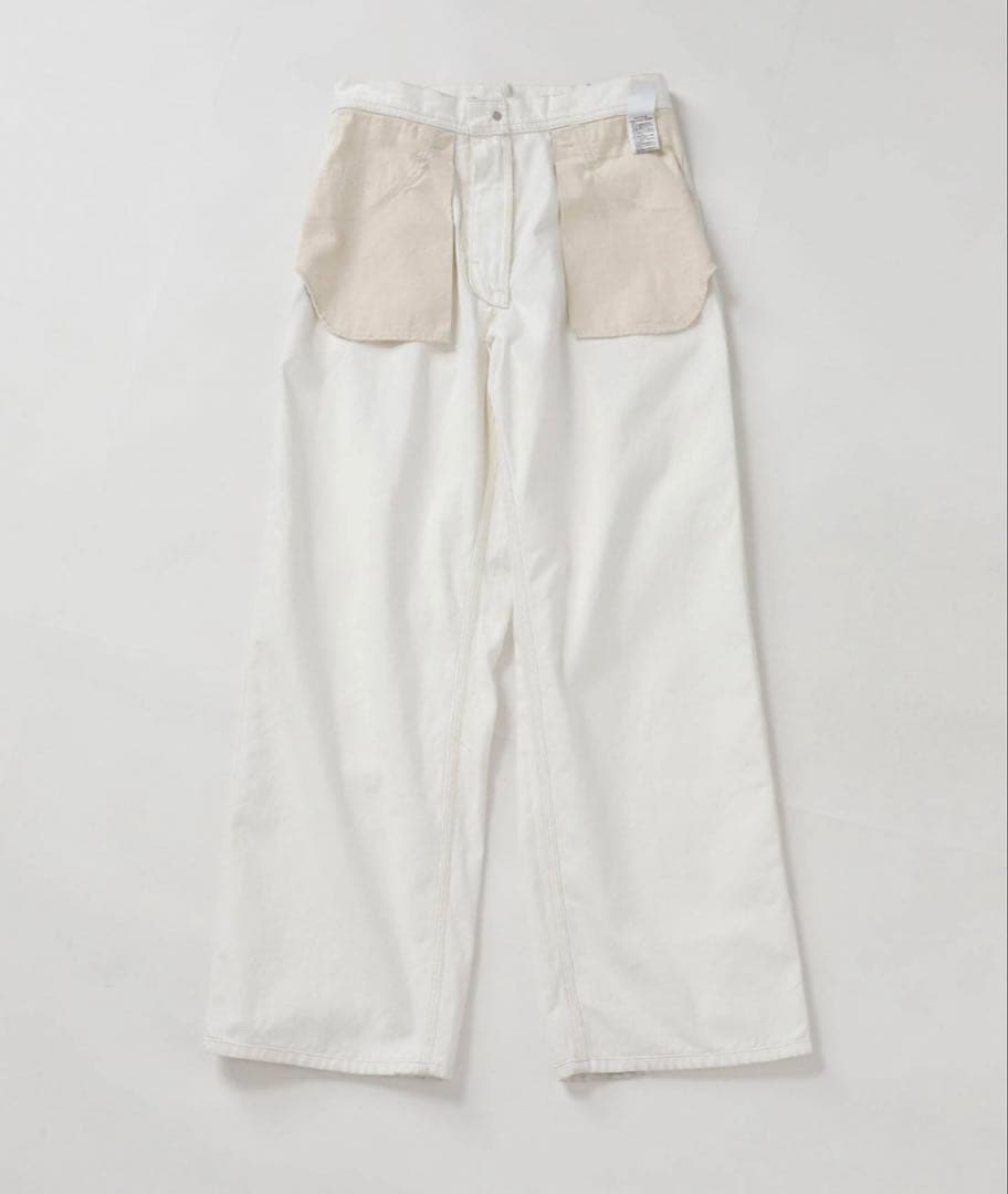 Deuxieme Classe Lee ペインターデニムパンツ　ホワイト　34