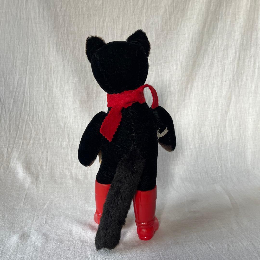 アンティーク　ドイツ　グリズリー社　黒ねこ