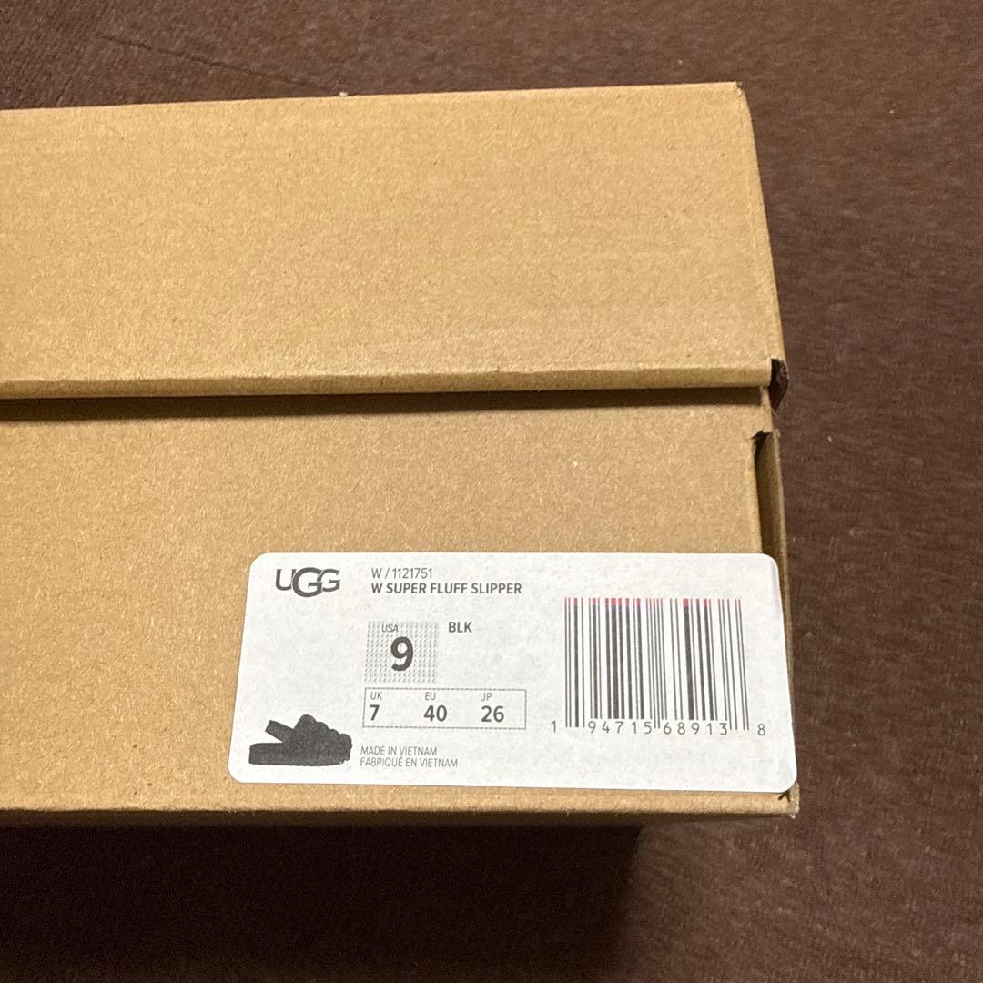 靴 UGG SUPER FLUFF SLIPPER