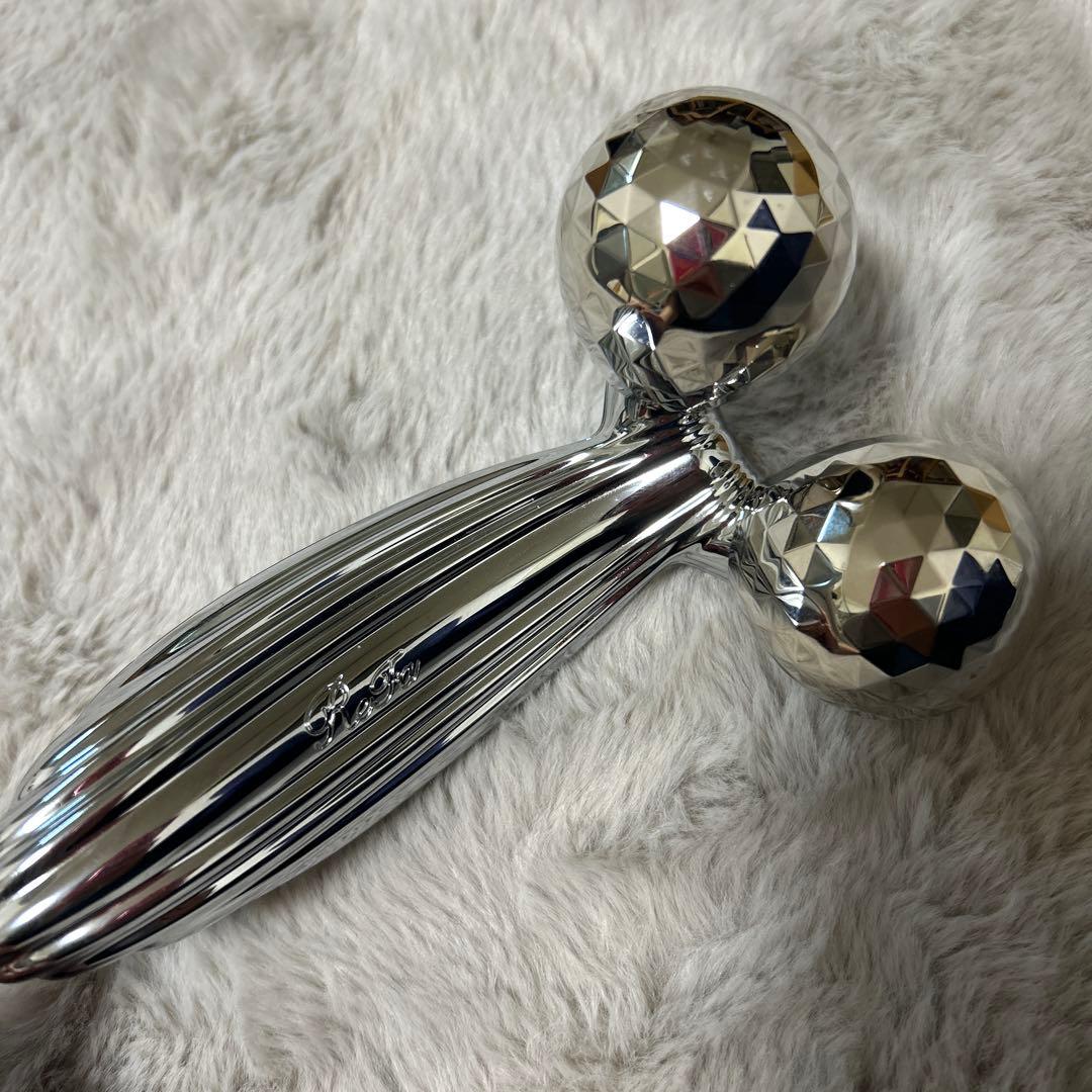 シルバー 美顔ローラー ダイヤモンドカット