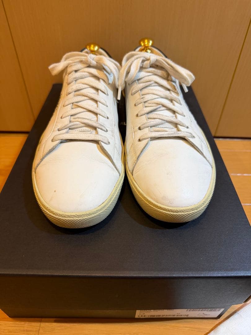 SAINT LAURENT ローテクなお靴　ホワイト