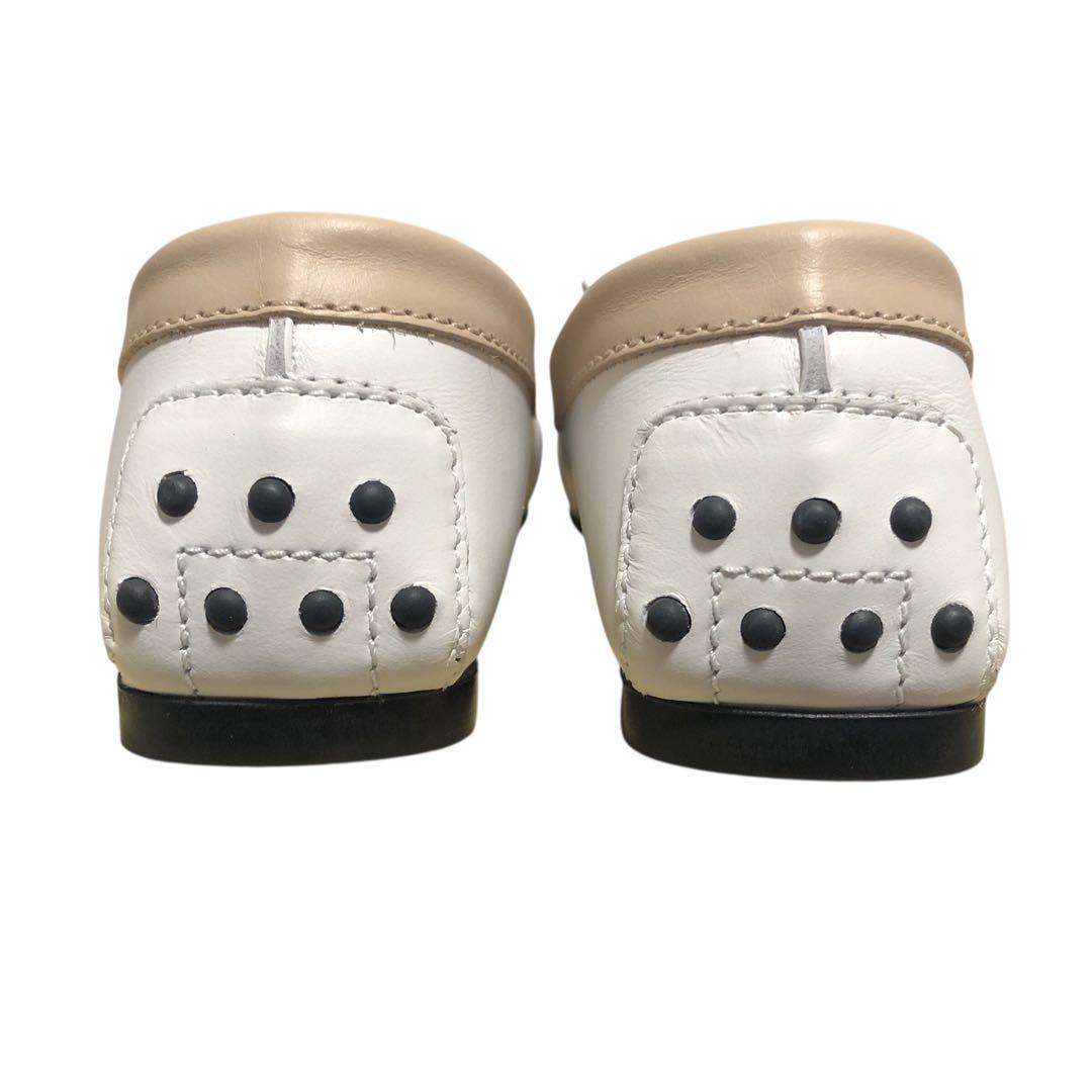 未使用 TOD'S ドライビングシューズ 34.5 フリンジ タッセル