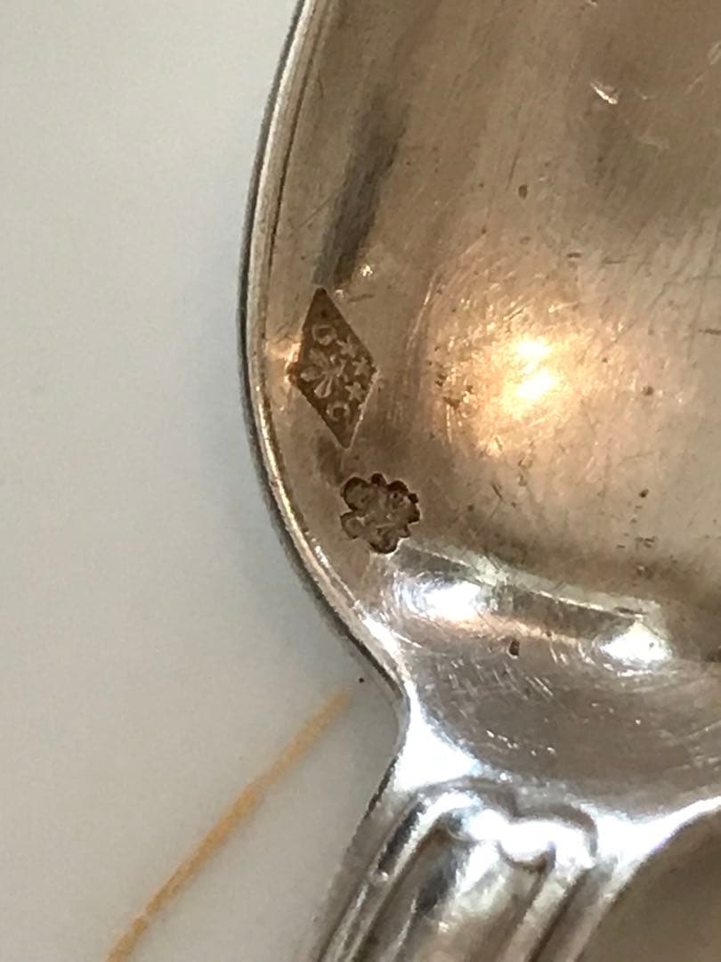 クリストフル／純銀／カトラリー 10点（ナイフ2本＋スプーン8本）