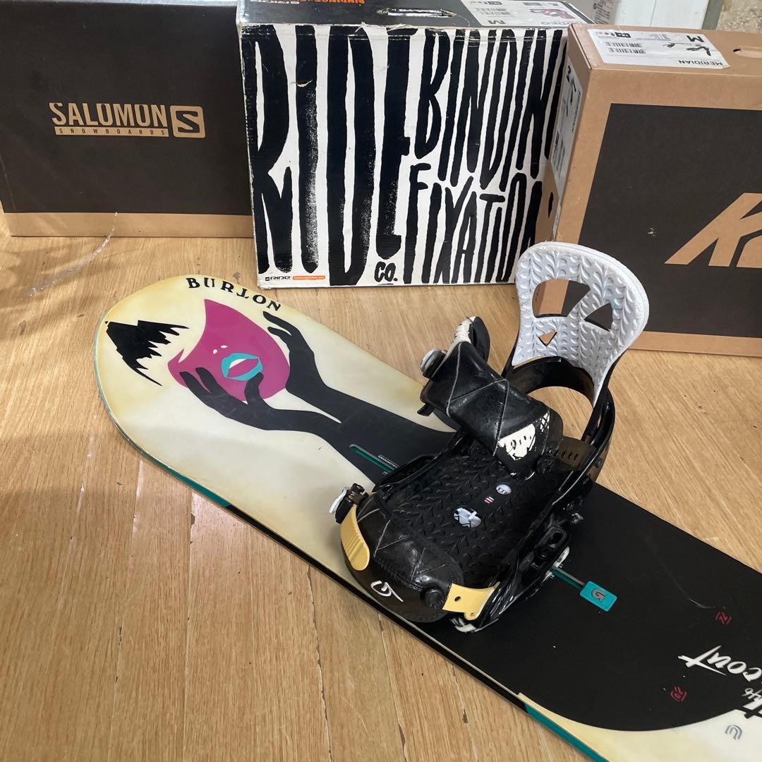 BURTON　タレントスカウト　バートン　バインディング付　スノーボードセット