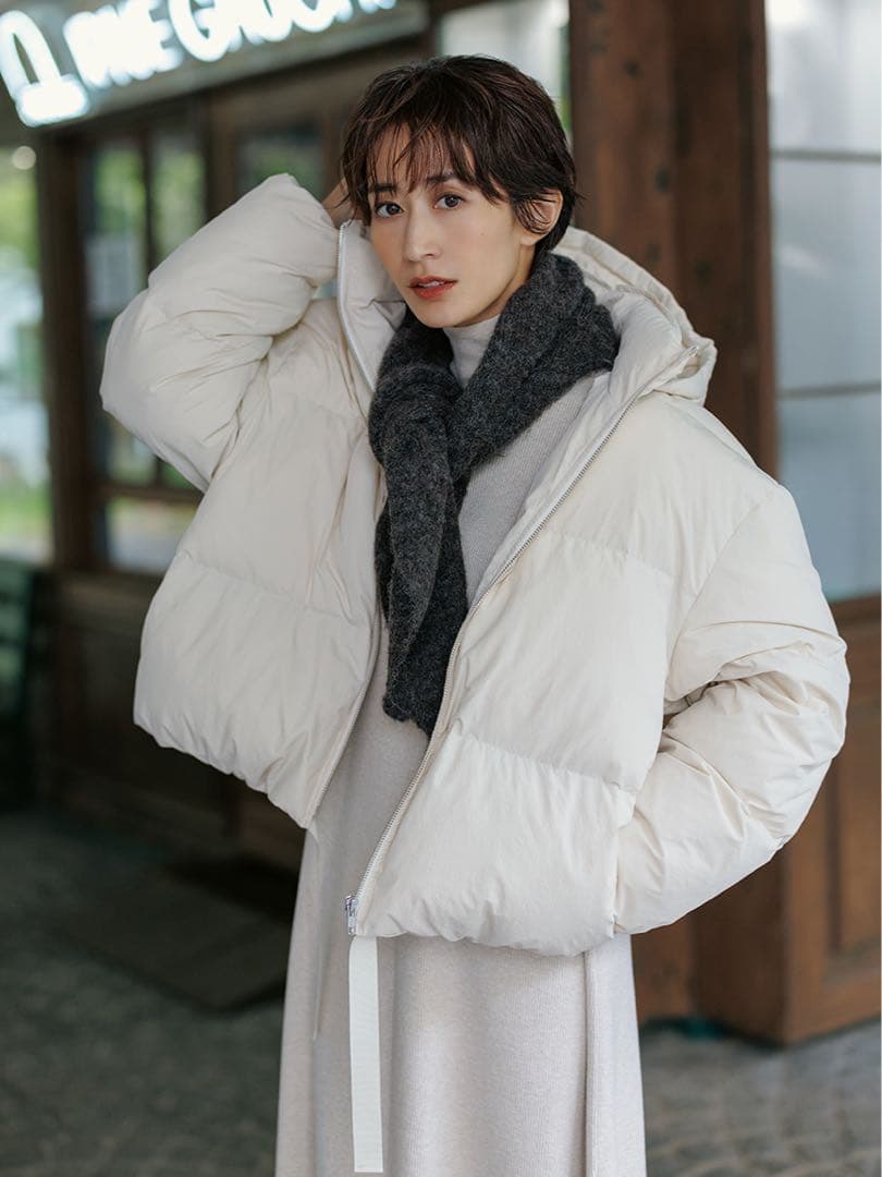 mila owen フレンチダウンテントシルエットジャケット