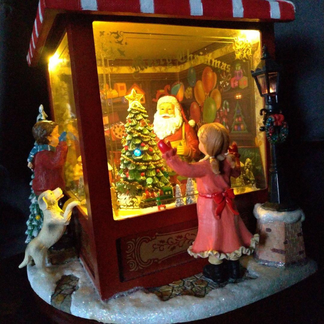 クリスマス置物　トイショップ　クリスマスオルゴール７曲