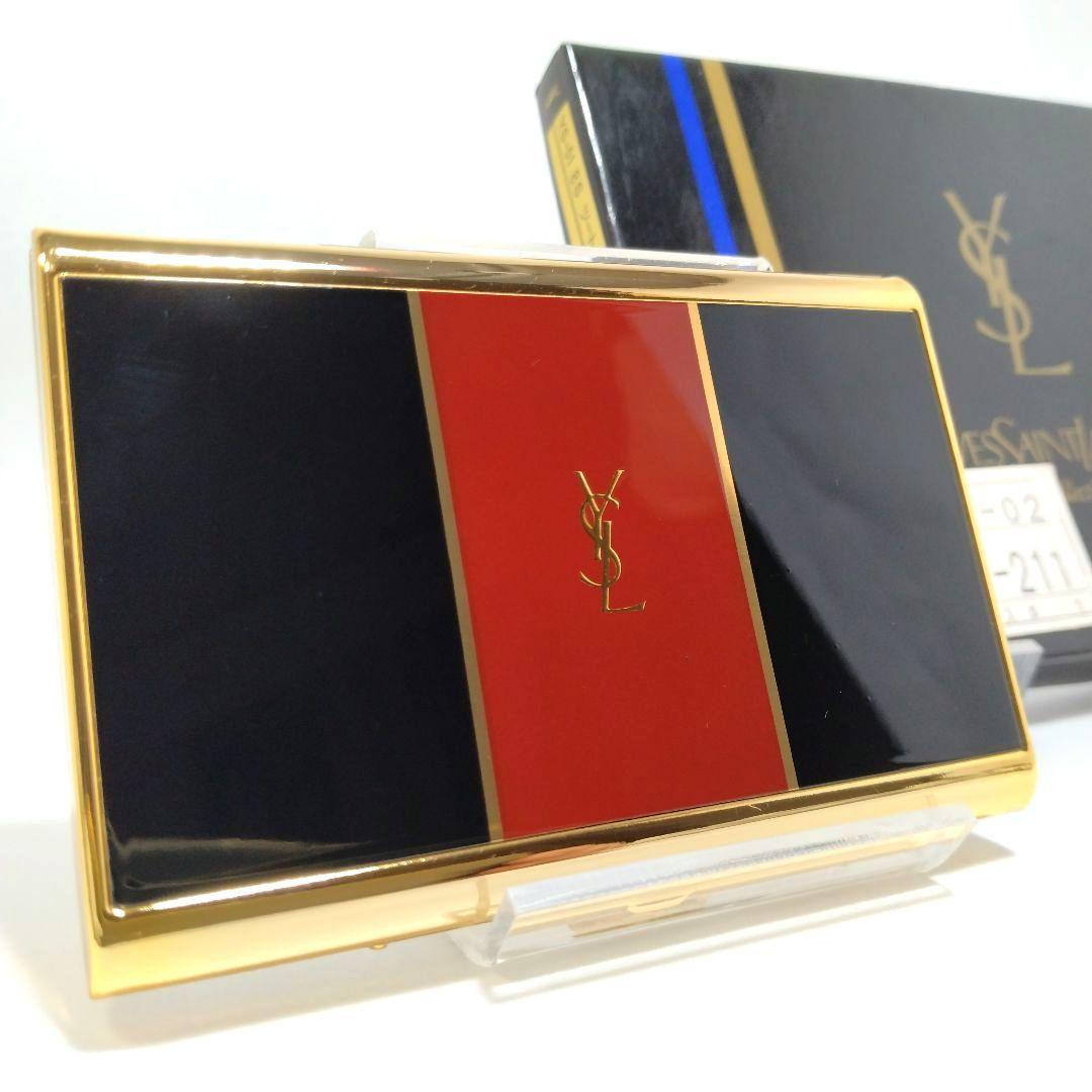 ほぼ未使用 イブ サンローラン タバコ シガレット ケース ヴィンテージ 金属製