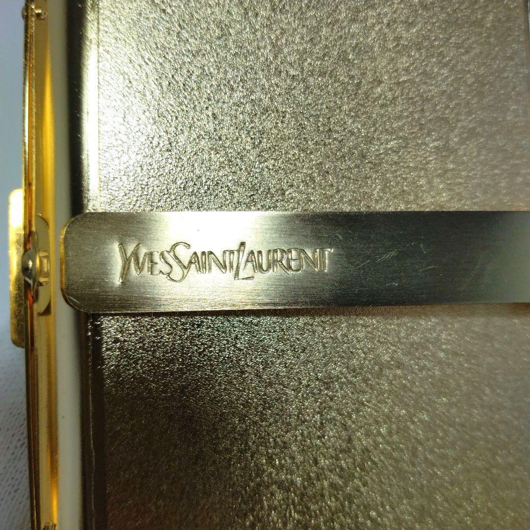 ほぼ未使用 イブ サンローラン タバコ シガレット ケース ヴィンテージ 金属製