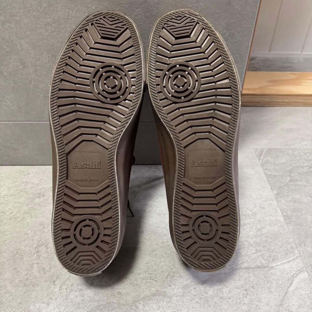 【極美品 27cm】Asahi BELTED LOW SUEDE ブラウン