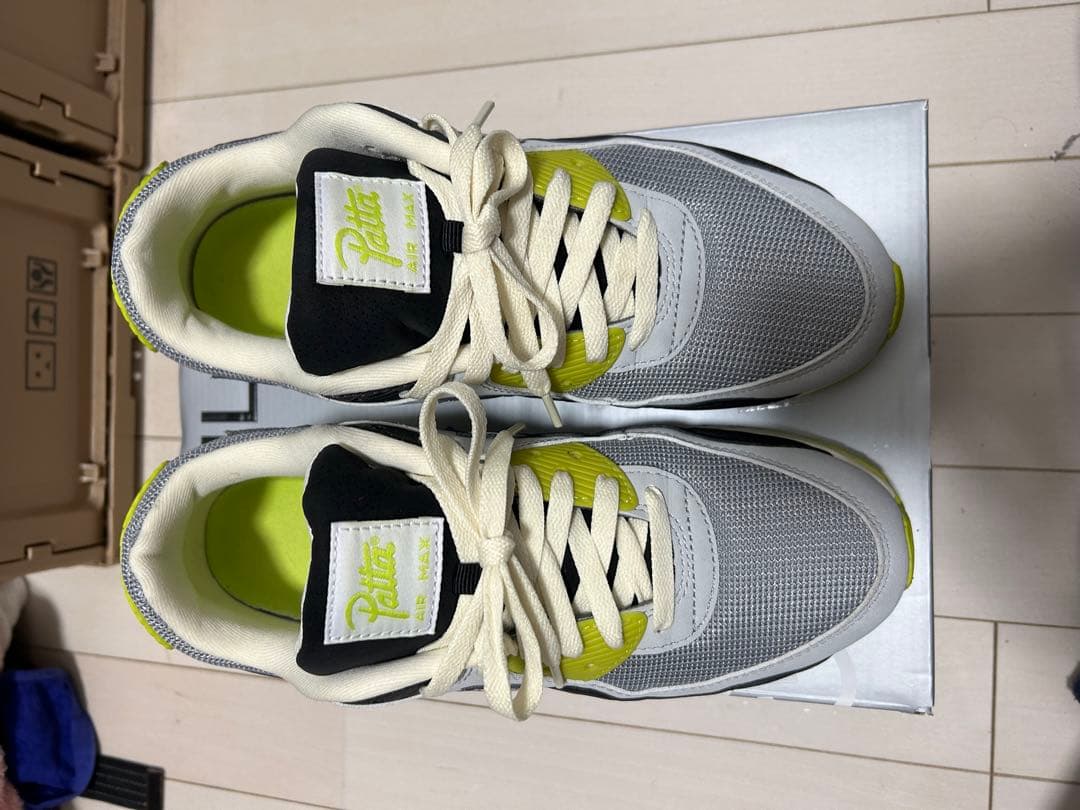 PATTA Nike Air Max 90 グレー/イエロー