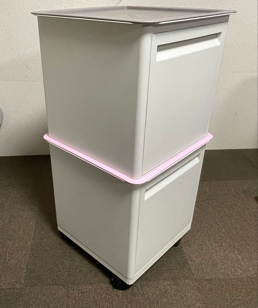 タッパーウェア　マルチオーガナイザー　2個　キャスター付き