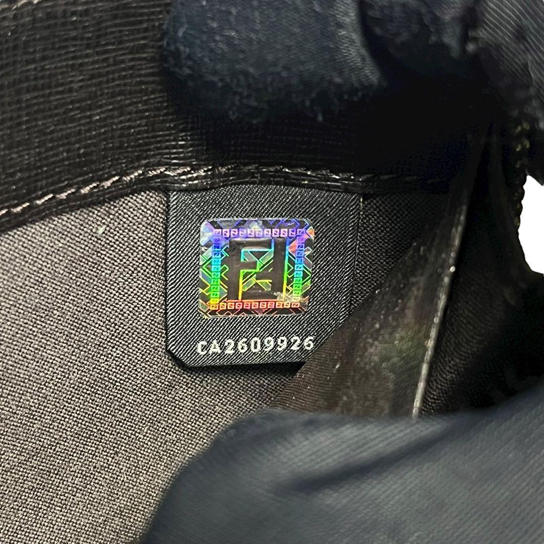 希少✨フェンディ 長財布 ラウンドファスナー PVC FFロゴ ズッカ 茶色