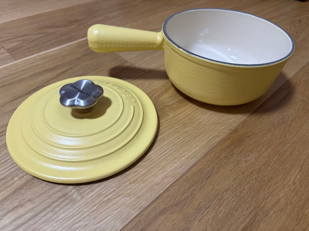 LE CREUSET ル・クルーゼ ソースパン16 フラワーつまみ