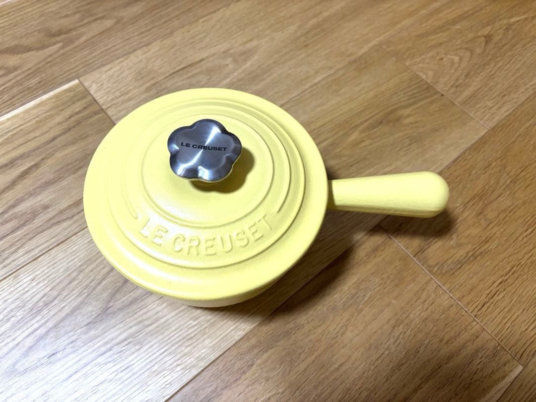 LE CREUSET ル・クルーゼ ソースパン16 フラワーつまみ
