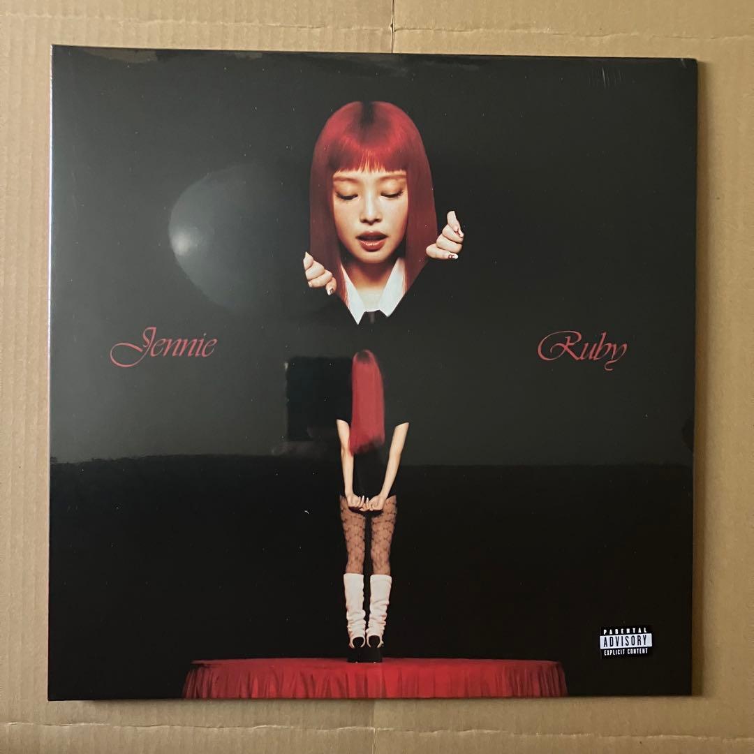 【新品未開封】 JENNIE ジェニ サイン入り Ruby Vinyl LP