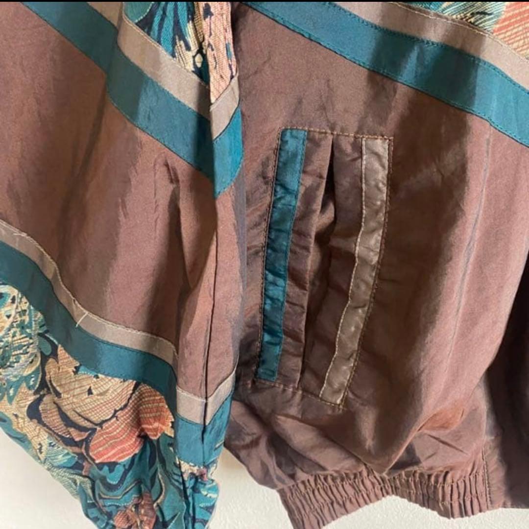 VERSACE 90s ヴェルサーチ メデューサ刺繍ロゴ ナイロンジャケット