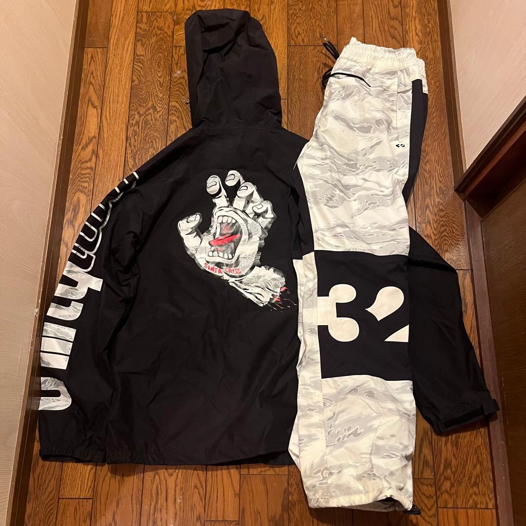 上下セット！ thirtytwo×santa cruz Mサイズ