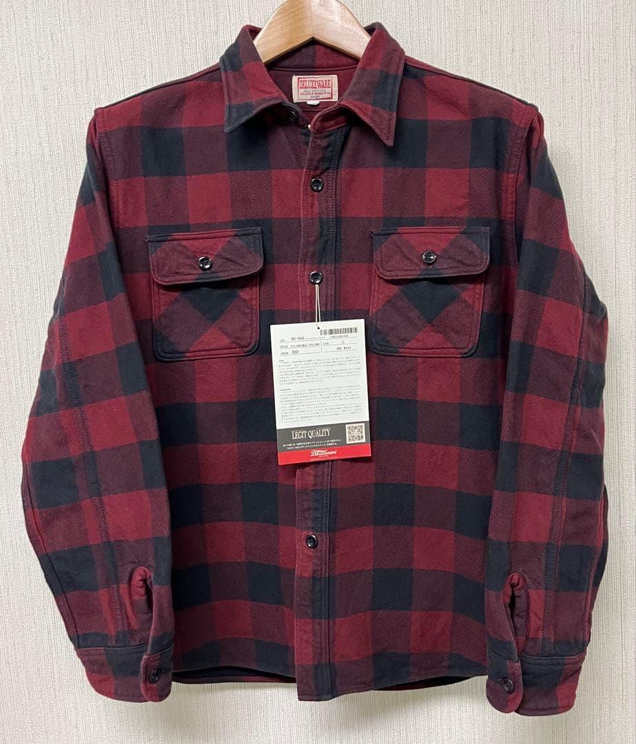 デラックスウエア ヘビーネルシャツ L HV-00A /ジェラード ウエアハウス